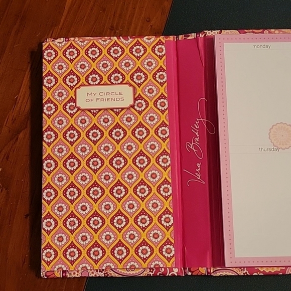 Vera Bradley Duly Noted Desk Set - Raspberry Fizz - Picture 3 of 7